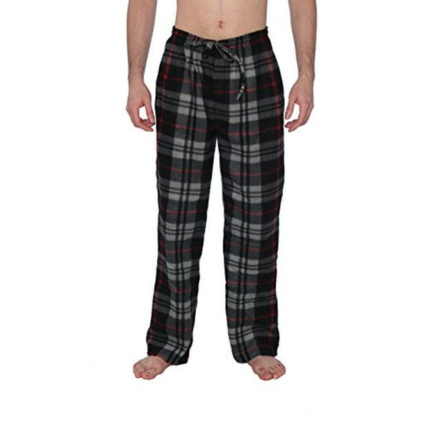 Adidas - Active Club Mens Plaid Plush Pajama Pants (2-XLarge, Black ...