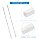 thumbnail image 4 of 2 Pcs 1/4" Grosor x 1/4" Ancho x 16" Largo Barra Plana Cuadrada de Aluminio 6061, 4 of 6