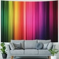 thumbnail image 4 of JRXY Multicolor Striped Tapestry Lightweight Soft Wall Hanging Painting, 4 of 6