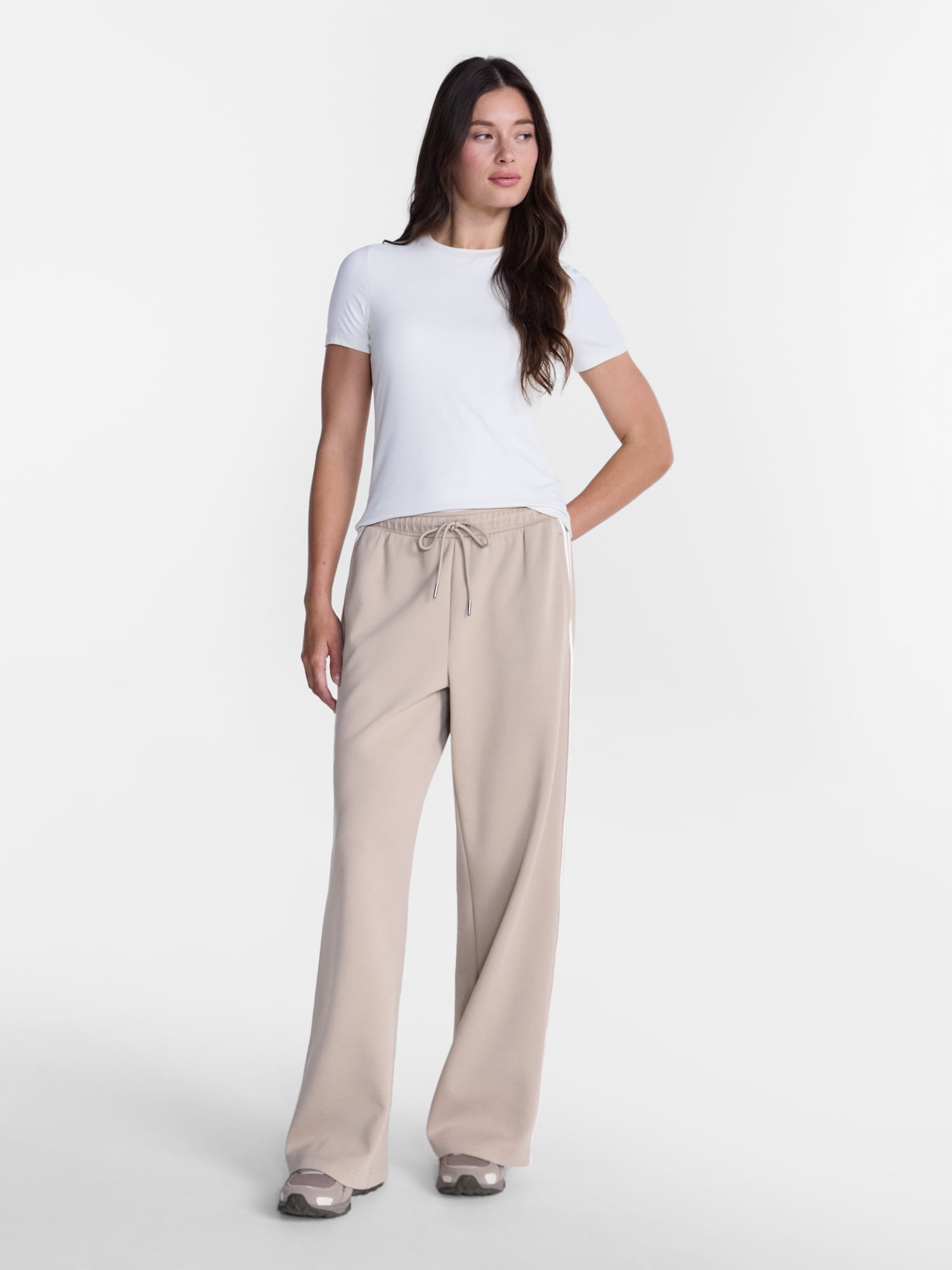 Avia Women's Pique Knit Track Pants, 31" Inseam, Sizes XS-XXXL