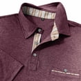 thumbnail image 7 of Men's Casual Long Sleeve Shirts Button Classic Collared Shirt Work Dressy Stylish Golf Shirt with Pocket, 7 of 7