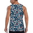 thumbnail image 3 of Gaeub Dental Seamless Men's Athletic Tank Top, Workout Sleeveless Shirts, Running Tank Tops for Gym, Running, Training - Medium, 3 of 9