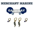 thumbnail image 2 of Salty the Sea Eagle Classic Gameday Stack navy mini enamel bolts and grey baby stars, 2 of 2