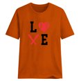 thumbnail image 4 of Blusa informal de manga corta con cuello redondo y estampado suelto de verano para mujer con estilo OAVQHLG3B Store  lin121212, 4 of 4