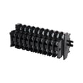 thumbnail image 4 of Bloque de terminales de 100 piezas, alta tenacidad, buena conductividad eléctrica, riel combinado, terminal de cableado de doble capa, 4 of 12