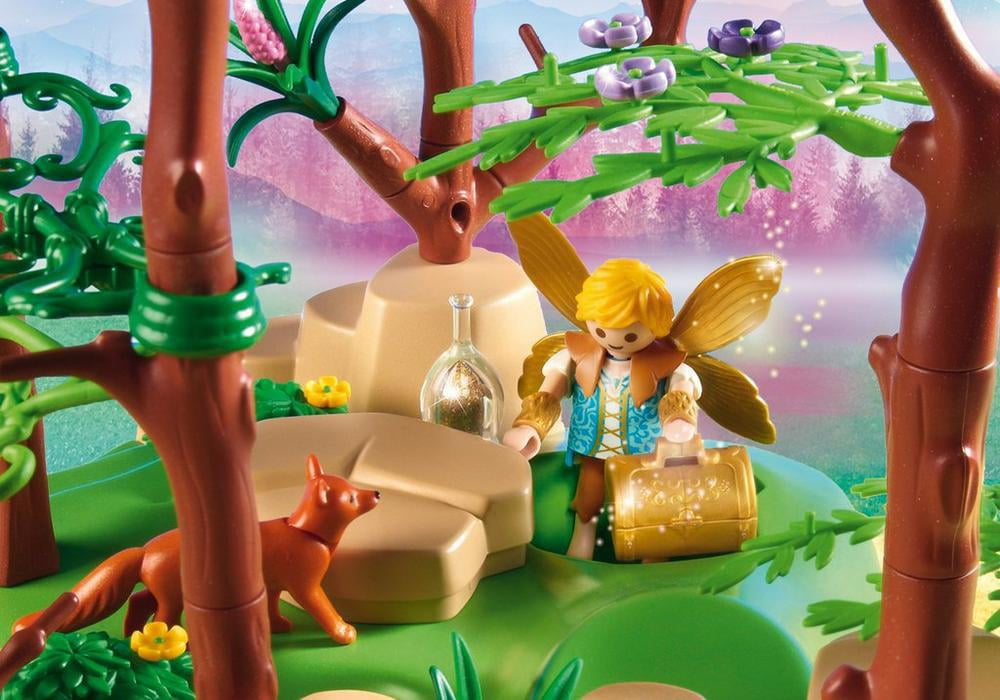 playmobil magical fairy forest playset