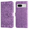 thumbnail image 1 of Funda tipo cartera GANGXUN para Google Pixel 7 , diseño girasol, cuero PU, soporte, cierre magnético, tarjetero, 1 of 5