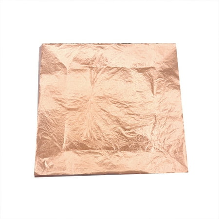 

100Pcs Metallic Foil Copper Aluminum Decorative Foil For Wall Ceiling Home Decoration