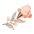 thumbnail image 4 of Broche Rose, Broche Rose Brillant Rétro Attrayant à la Mode pour la Datation, 4 of 8