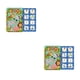 thumbnail image 3 of Tholdsy Niños tranquilo ocupado libro a prueba de aceite esclarecedor pegatina preescolar juguete cumpleaños Navidad Festival regalo Animal Animal 2piezas, 3 of 6