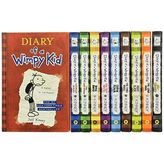 Jeff Kinney: Diary of a Wimpy Kid Box of Books 1-10 Hardcover Gift