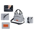 thumbnail image 4 of Unique Bargains Insulated Lunch Bag for Office, Picnic Gray, 4 of 6