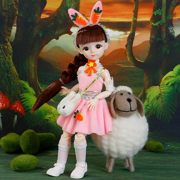 30cm 6 points 12 inch bjd doll Princess play house toys girl birthday gift