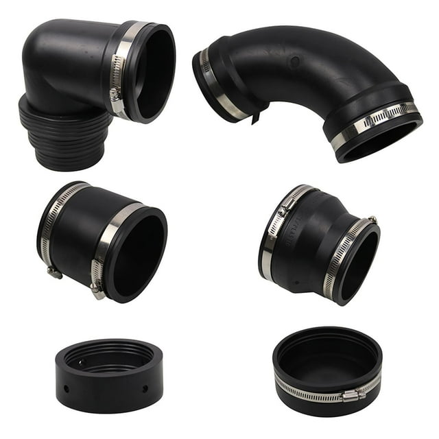 koolsoo RV and Sewer Waste Plumbing Connection System Kit Reusable for 3inch PVC
