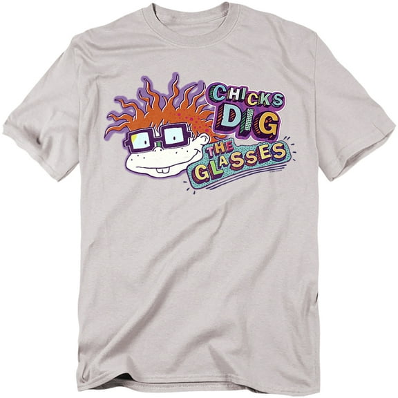 Rugrats T-Shirt Chicks Dig The Glasses Badge Unisex Graphic Tee For Men & Women