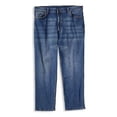 thumbnail image 4 of Big + Tall Essentials by DXL Men's Big and Tall  Men's Relaxed-Fit Jeans, Dark Wash, 60W X 28L 60 x 28, 4 of 6