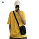 thumbnail image 1 of Camiseta de mujer de manga corta, cuello redondo, color sólido, camiseta informal, amarillo, M Methold AP001185-21B, 1 of 7