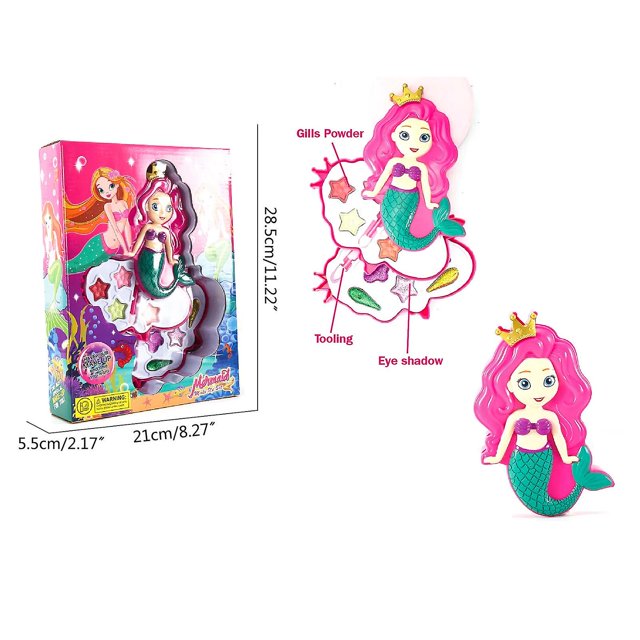 8FT(244x76x76cm) tiffany blue Kits de maquillaje realistas, juego cosmético de belleza, juguete de juego de rol preescolar, regalo para niñas