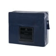 thumbnail image 4 of JML Twin Sheet Set - 4 Piece Bed Sheets for Twin Size Bed, Extra Soft Brushed Microfiber Twin Size Sheets, Hotel Luxury 14" Deep Pocket Navy Blue Sheets, 4 of 4