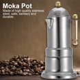 thumbnail image 4 of Espresso Maker, Moka Pot, Stainless Steel For Home, 4 of 8
