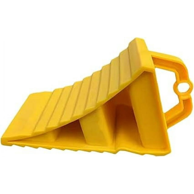 Cale de Roue de Voiture, Cale de Roue en Caoutchouc, Cale de Remorque avec Poignée, Bloc Antidérapant, Cale de Roue de Camion, Antidérapant Multi-Usage