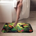 thumbnail image 4 of 1pc Hummingbirds in Tropical Absorbent Non-Slip Bathroom Thickened Flannel Rug Decor,Soft,Quick Drying,Suitable For Indoor/outdoor Use,Bathrooms,Bedrooms,Kitchens,Terrace,Laundry Rooms,16"x24", 4 of 9