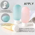 thumbnail image 5 of ZOUYUE 12 Pieces Shampoo Travel Bottles,TSA Approved Traveling Travel Size,Leak Proof Silicone Squeezable Spray Bottles Jars Travel Size Containers for Shampoo Conditioner Lotion Body Wash, 5 of 7
