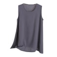 thumbnail image 1 of Hauts Grande Taille pour Femmes en Solde, Blouse à Manches Courtes d'Été pour Femmes, Mode Décontractée d'Été pour Femmes, Camisoles Décontractées à Col Rond, 1 of 3