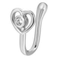 thumbnail image 1 of Xihbxyly Piercing para Nariz Falso En Forma de U con Diamantes y Tachuelas, Sin Agujero, con Clip, 1 of 2
