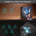 thumbnail image 3 of PINEWORLD Gun Safe For Handgun, Biometric Slider Bedside Handgun Safe, Pistol Lock Case for Nightstand,Sliding Door Hand Gun Safe for Pistol -with 3 Quick Access Fingerprint, PIN Code, KEY, 3 of 7