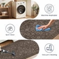 thumbnail image 5 of Washable Kitchen Runner Rug 2x5 ft, Non Slip Low Profile Soft Rug, Distressed Vintage Floral Carpet for Kitchen, Entryway, Hallway, Laundry, Brown, 5 of 6