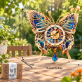 3D Wooden Puzzle Butterfly Clock Model Kit with Pendulum for Adults ...