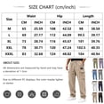 thumbnail image 4 of Dwellite Men's Corduroy Pants Wide Leg Baggy Cargo Sweatpants Loose Fit Casual Trousers with Multi Pocket Sky Blue XL, 4 of 5