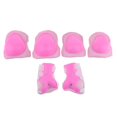 thumbnail image 2 of 6 Piezas Almohadillas De Codo De Para Protectores De Muñeca rosado Sharpla Juego de rodilleras y rodilleras para niños, 2 of 8