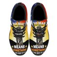 thumbnail image 2 of Veteran No Man Left Behind Means Something To The ReStOf Us Shoes Sneakers Black Size 9.5, 2 of 7