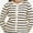 Apricot Black, variant on Women's Striped Cardigan Sweater Trendy Long Sleeve Button Down Crew neck Cardigans