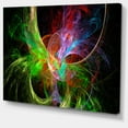 thumbnail image 2 of Designart 'Multi Color Fractal Abstract Design ' Abstract Canvas Art Print, 2 of 3