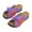 Purple, variant on AKAFMK Women's Sandals and Slides,Summer Foreign Trade Large Size Line Wedge Heel Thick Bottom Bow Hollow Beach Slippers