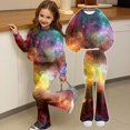 thumbnail image 5 of XZNPDUCQ 4-5 Years Girls Outfits Toddler Girls Fall Winter Clothes Girls Long Sleeve Top Pants 2PCS Set A248-Light Pink, 5 of 8