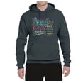 thumbnail image 2 of God Grant Me Serenity Courage and Wisdom Prayer Faith Inspirational/Christian Unisex Graphic Hoodie Sweatshirt, Charcoal, X-Large, 2 of 3