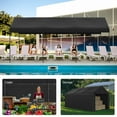 thumbnail image 6 of Phonjoroo Carport 10'x20' Heavy Duty Patio Canopy Portable Garage with Removable Sidewalls & Doors for Truck Boat Port, Party, Storage, 6 of 6