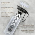 thumbnail image 3 of Kaffe Cold Brew Coffee Maker, 1.3L cold brew pitcher, Cold brew coffee and Tea Brewer, Easy to clean Mesh filter, iced coffee accessory, Tritan Glass cold coffee maker, 3 of 7