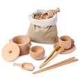 thumbnail image 1 of ZLight Train Children S Brain With Wooden Toys Cutlery Set For Kids Brain Training And Learn Cooking, 1 of 6