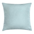 thumbnail image 1 of Retro Throw Pillow Cushion Cover, Big White Dots Spots Little Circles Shabby Pastel Colors Symmetrical Monochrome, Decorative Square Accent Pillow Case, 20 X 20 Inches, Light Blue White, by Ambesonne, 1 of 2