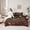 Brown 03, variant on Homewish Vintage Texas Stars Twin Bedding Sets 7-Piece, Fashion Leopard Cheetah Print Bedding Comforter Set, Bohemian Rustic Reversible Sheet Sets, Luxury Bedroom Decor