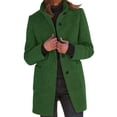 thumbnail image 1 of IMENGL Solid wool corduroy flannel jacket, Green 3XL, Size 3XL, 1 of 5