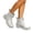White 2, variant on Wensltd Unisex Couple Rain Boots Short Ankle Waterproof Letter Print Women Men Rubber Boots for Outdoor Wear