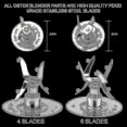 thumbnail image 2 of Replacement Parts For Oster & Osterizer Blender Ice Blades 4980 4961 Gasket Coupling Stud Slinger Pin Kit, 2 of 5