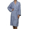 thumbnail image 2 of 100% Premium Long-Staple Cotton Unisex Terry Bath Robe, 10 Colors Blue / Extra-Large, 2 of 3