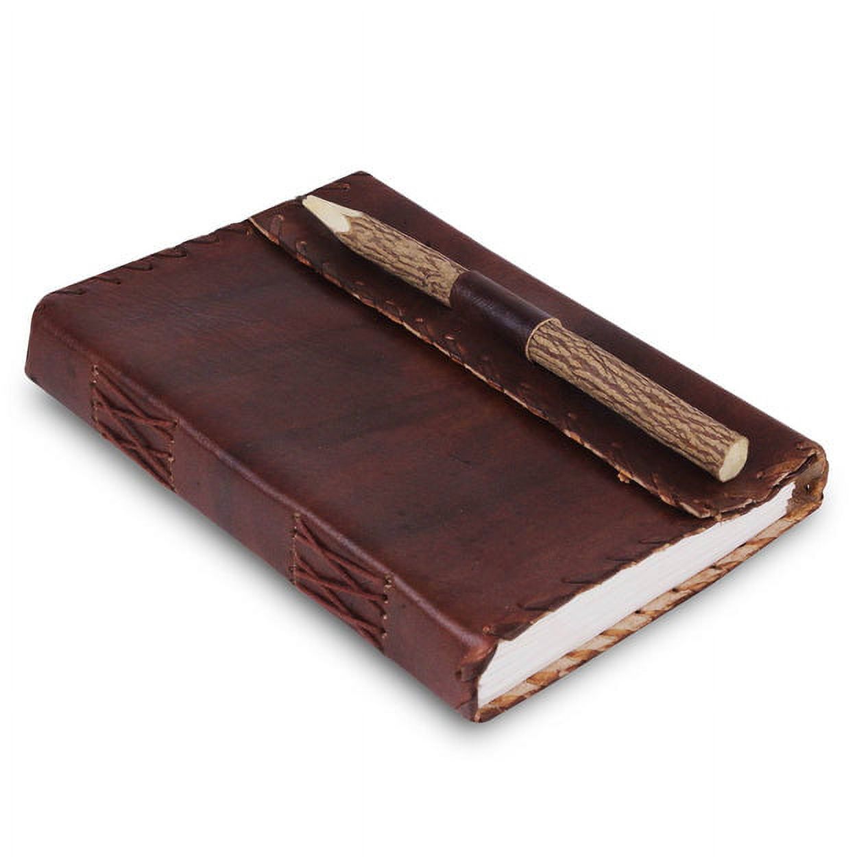 Leather Journal Paper with Vintage Pen Handmade Leather Journal/Writing Notebook Diary/Bound Daily Notepad for Men & Women, Writing pad Gift for Artist, Sketch